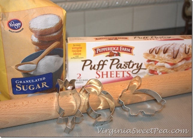 Ingredients for Puff Pastry Cookies