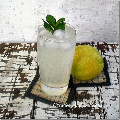 Sparkling Mint Lemonade