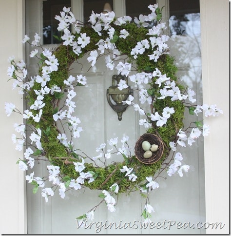 Spring Wreath by virginiasweetpea.com