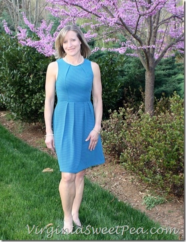 April Stitch Fix Blue Dress