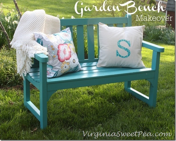 Garden Bench Makeover