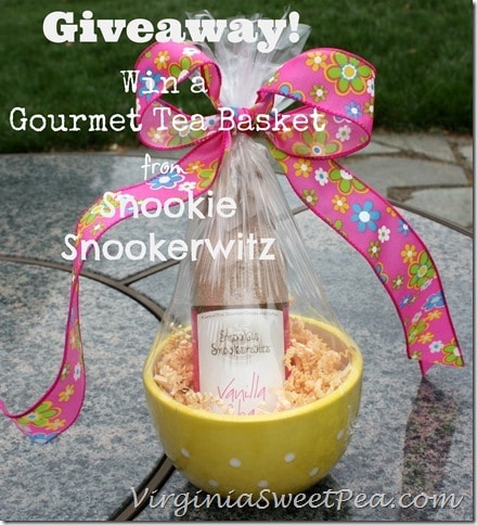 Giveaway with Snookie Snookerwitz Gourmet Tea