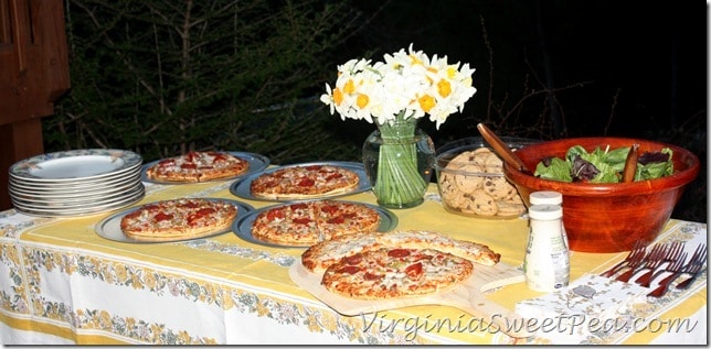 Casual Dinner Party with Tony's Pizza
