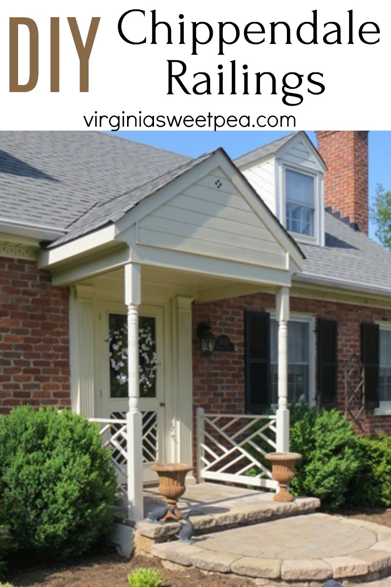 Chippendale railings used on a front porch