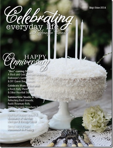 MayJune2014Cover - Celebrating Everyday Life with Jennifer Carroll