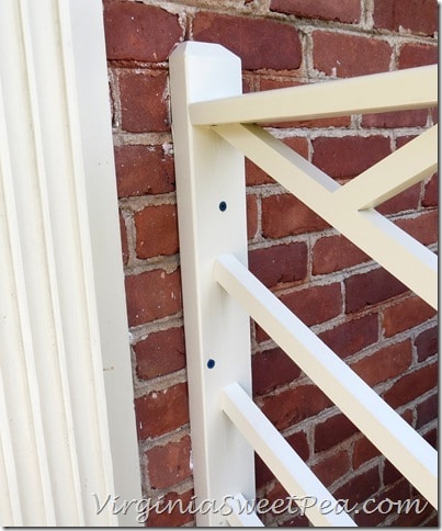 Attaching Chippendale Railings to Brick