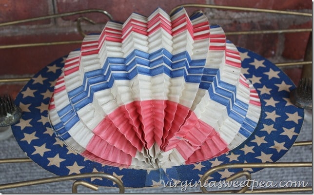 Vintage Red, White, and Blue Hat