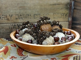 DIY Faux Acorns