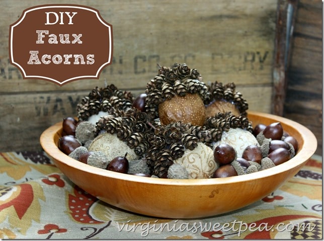 DIY Acorns by virginiasweetpea