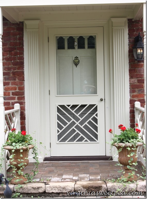 Freshly Cleaned Chippendale Door