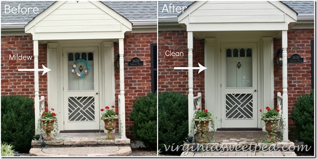 Front Door Before and After