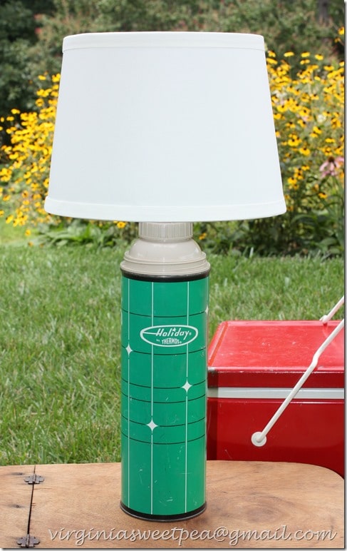 Lamp Made from a Vintage Thermos