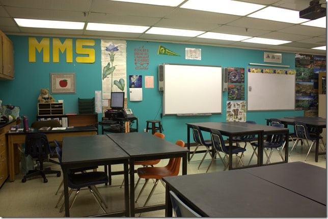 My Monelison Middle School Classroom