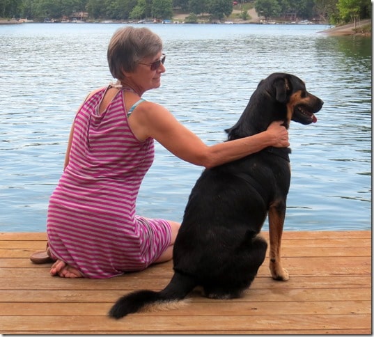 Sherman Skulina with Grandmother