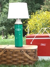 Copycat Vintage Thermos Lamp