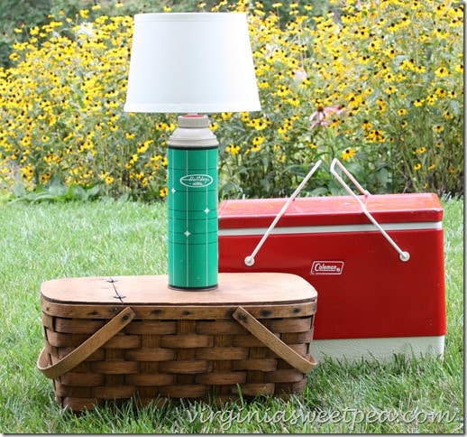 Upcycled Vintage Thermos Lamp by virginiasweetpea.com