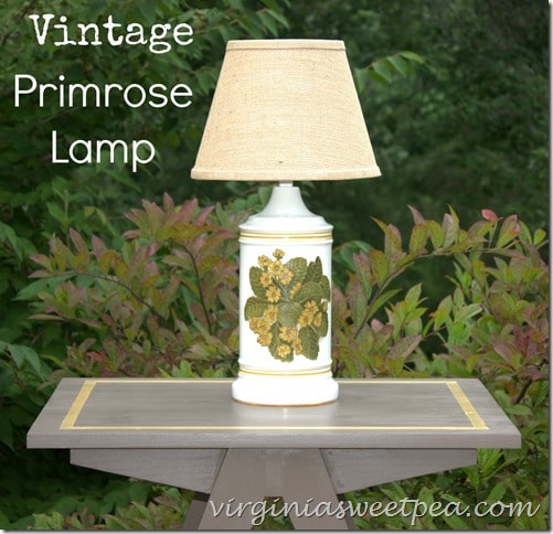Vintage Primrose Lamp by virginiasweetpea.com