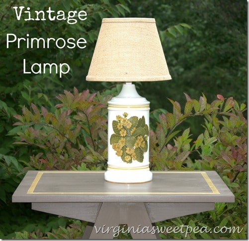 Vintage Primrose Lamp by virginiasweetpea.com