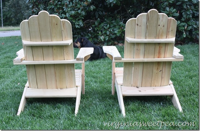 DIY Adirondack Chair Backs by virginiasweetpea.com