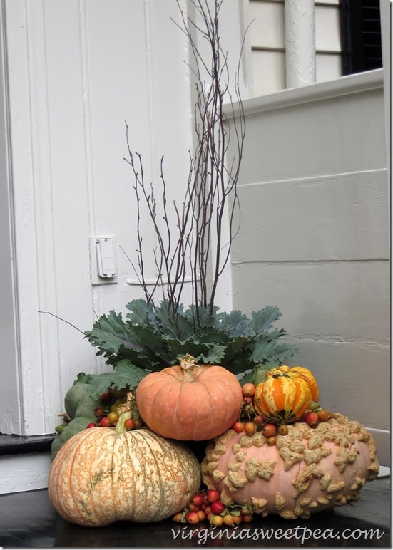 Fall Front Porch Arrangment