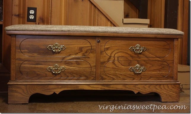 themed furniture makeover day – two tone lane cedar chest - sweet pea