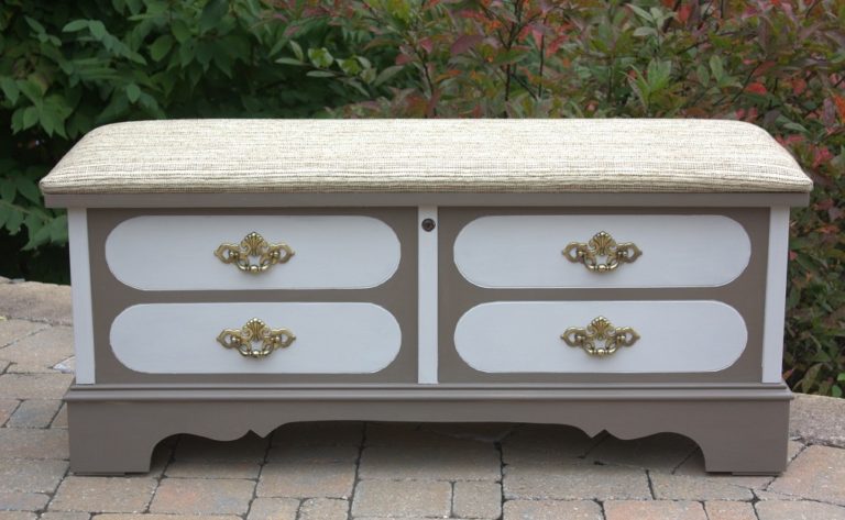 Themed Furniture Makeover Day &ndash; Two Tone Lane Cedar Chest