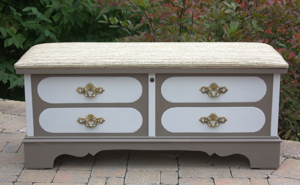 Themed Furniture Makeover Day – Two Tone Lane Cedar Chest