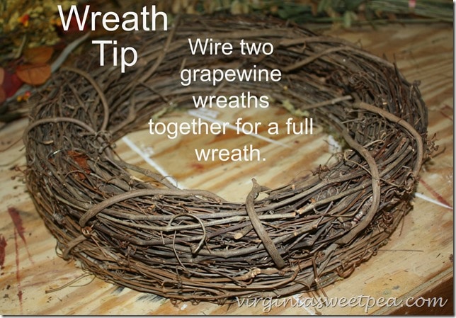 Wreath Making Tip by virginiasweetpea.com