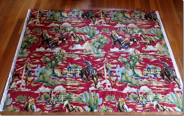 Braemore Ride Em Cowboy Chili Fabric