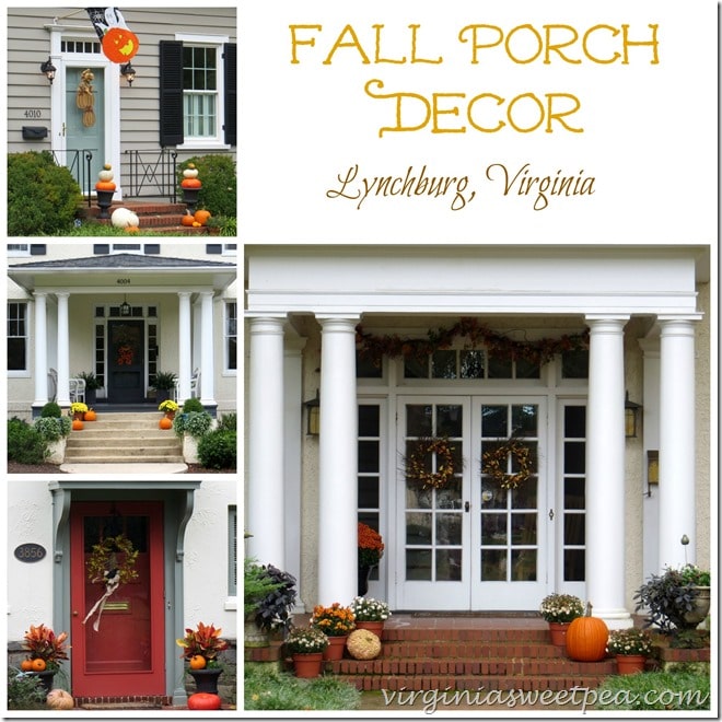 Fall Porch Decor in Lynchburg, VA