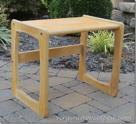 Monogrammed Table Before