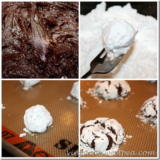 Chocolate Crinkles Cookies (Preparing)
