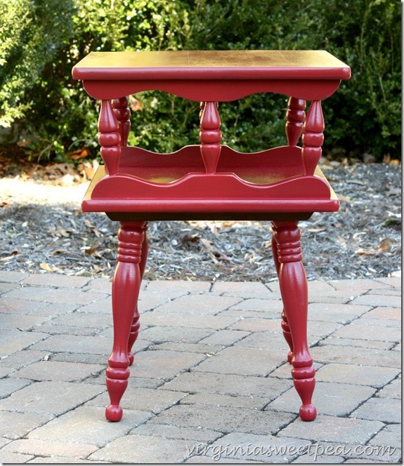 Themed Furniture Makeover with Red by virginiasweetpea.com