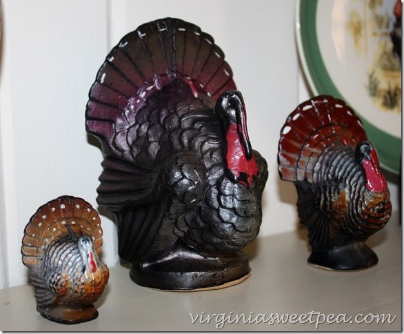 Vintage Turkey Candles