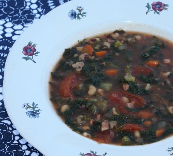 Lucky Soup with Black Eye Peas