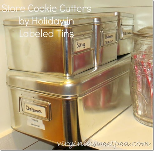 Cookie Cutter Storage by virginiasweetpea.com