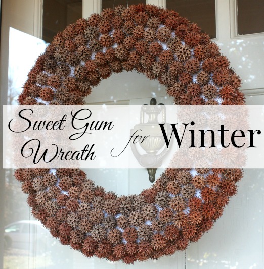 Sweet Gum Wreath for Winter