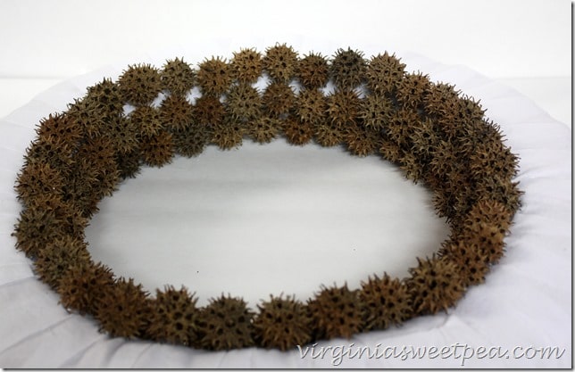 How to Make a Sweet Gum Seed Pod Wreath