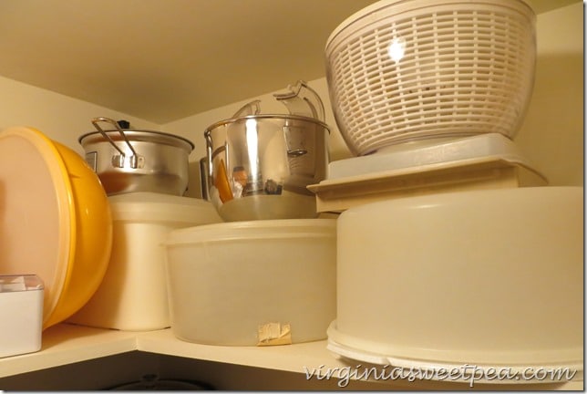 Top Shelf Pantry Organization