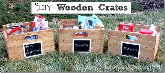 DIY Wooden Crate Tutorial by virginiasweetpea.com