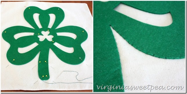 How to Make an Easy St. Patrick's Day Pillow with a Dollar Store Clover
