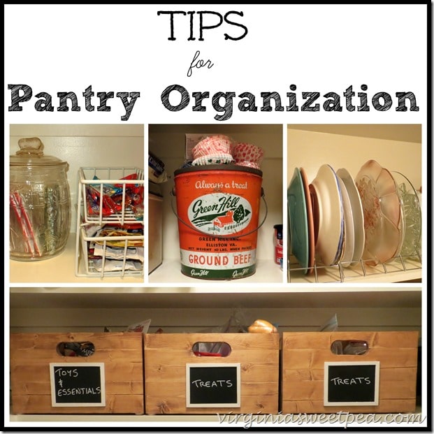 Tips for Pantry Organization by virginiasweetpea.com