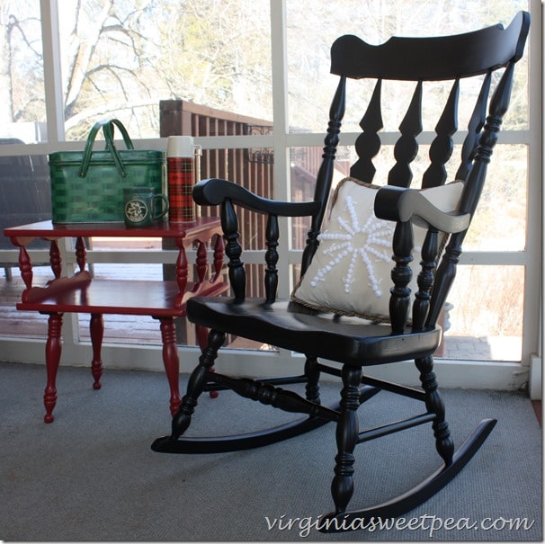 Goodwill Rocking Chair Makeover with Paint