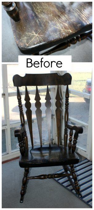 Rocking Chair Makeover - Before