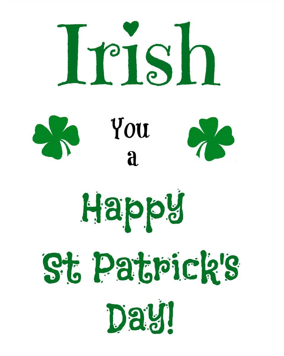 St. Patrick's Day Free Printable