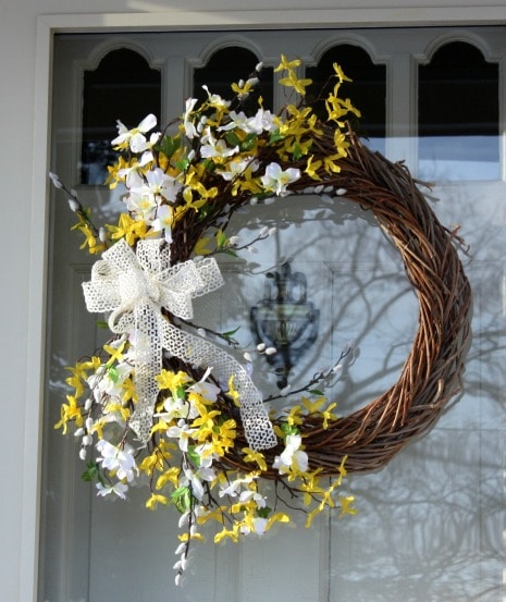 Easy Spring Wreath