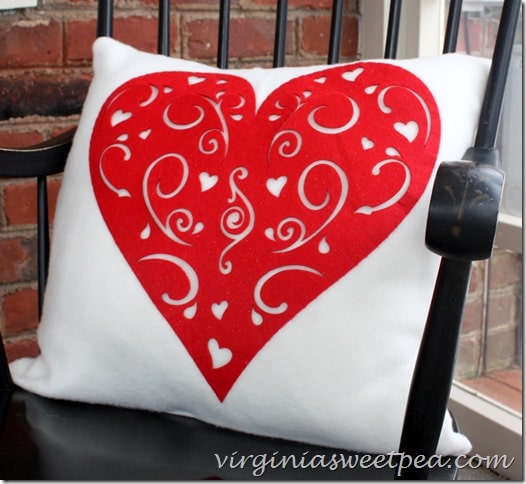 Dollar Store Inspired Valentine's Day Pillow