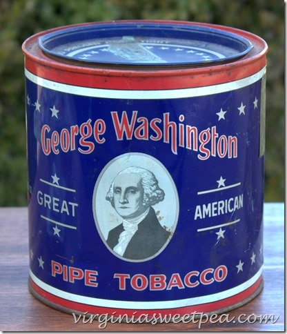 Vintage George Washington Pipe Tobacco Tin