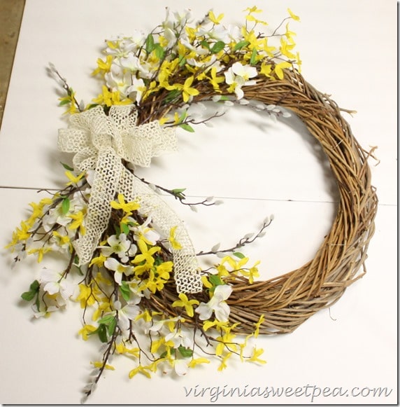 Easy Spring Wreath Directions