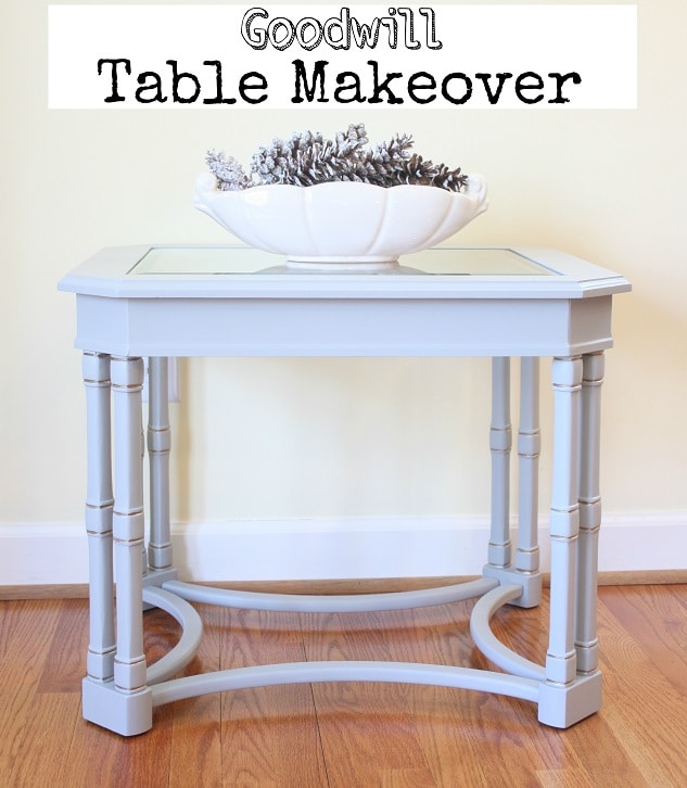 Goodwill Table Makeover